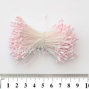 Тычинки реалистичные японский дизайн капли бледно-розовые