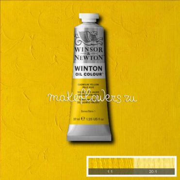 Масляные краски Winsor&Newton Winton, 37 мл, оттенок кадмий желтый светлый